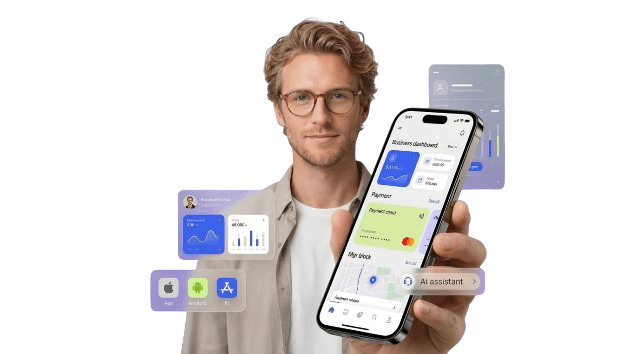 Разработка мобильного приложения iOS Android и web-кабинета для бизнеса
